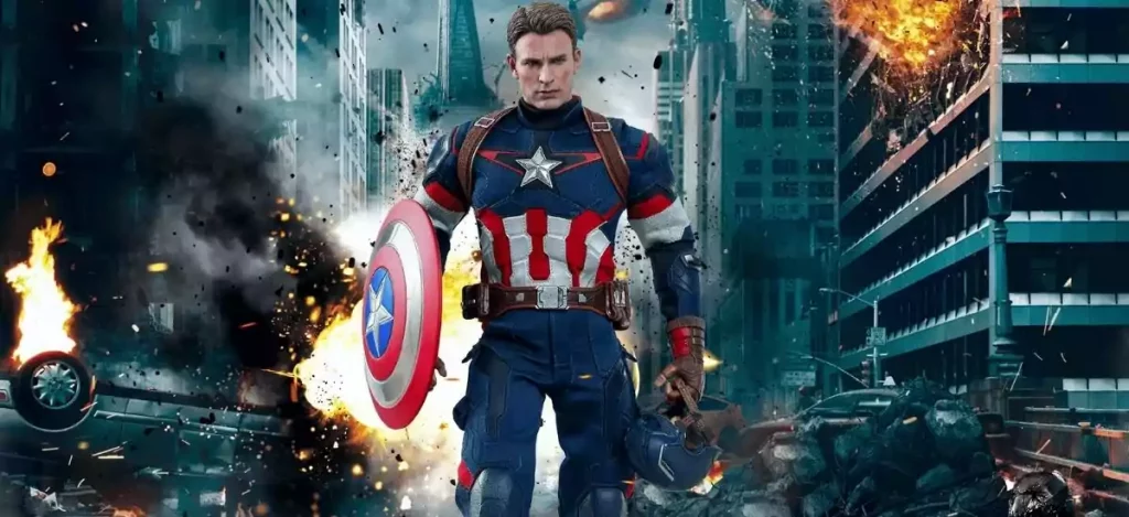 chris evan as captain America,who played captain america in endgame